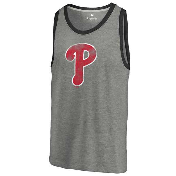 Philadelphia Phillies Distressed Team Tank Top - Ash,We sell and wholesale Philadelphia Phillies Distressed Team Tank Top - Ash on line form chian!